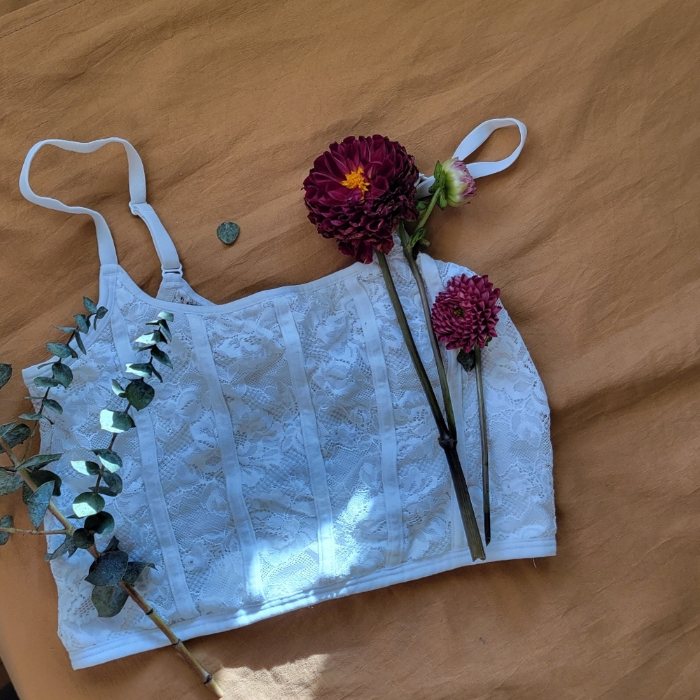 Colsie White Lace Camisole